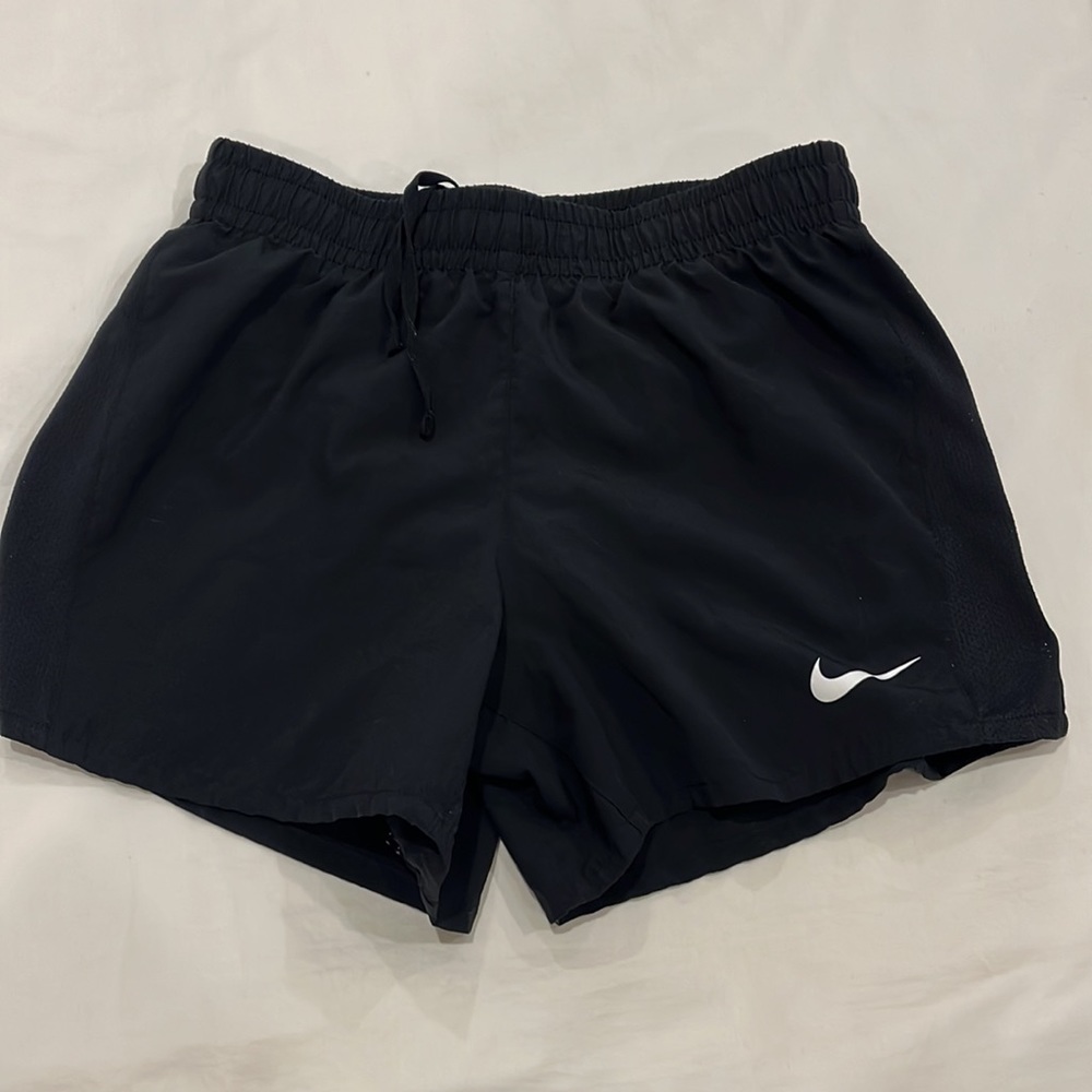 Girls Black Nike Shorts connected panty. Large (10/12) . Very good condition!